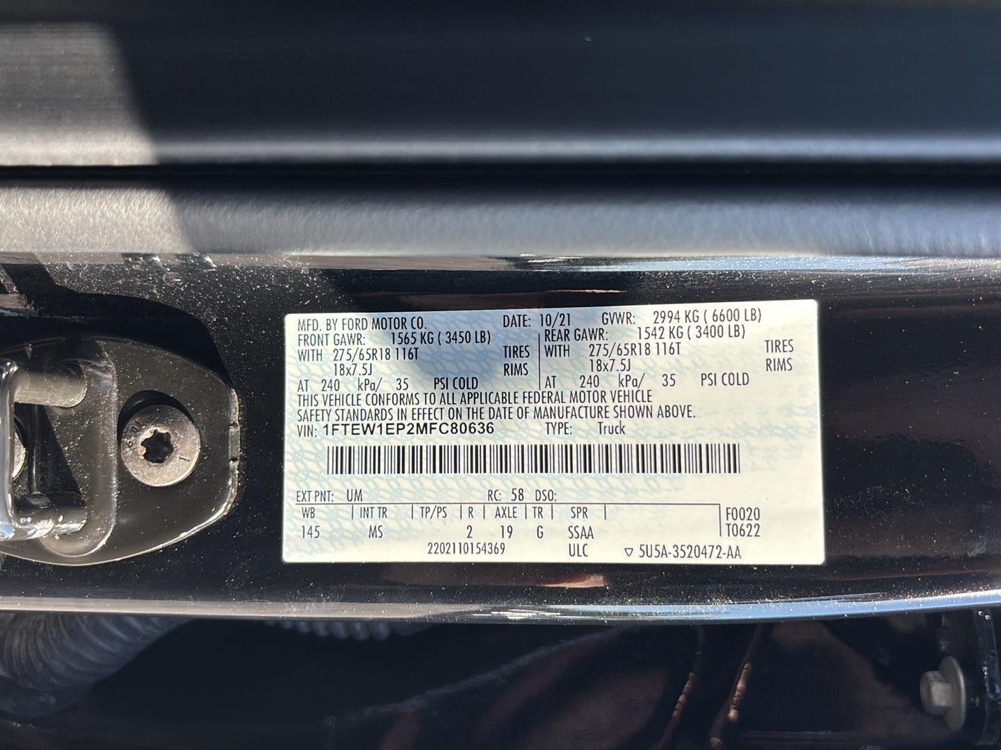 2021 Ford F-150 XLT