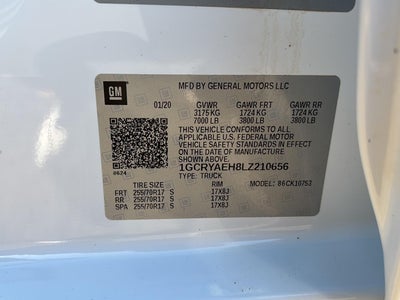 2020 Chevrolet Silverado 1500 Work Truck