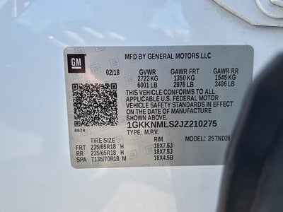 2018 GMC Acadia SLT