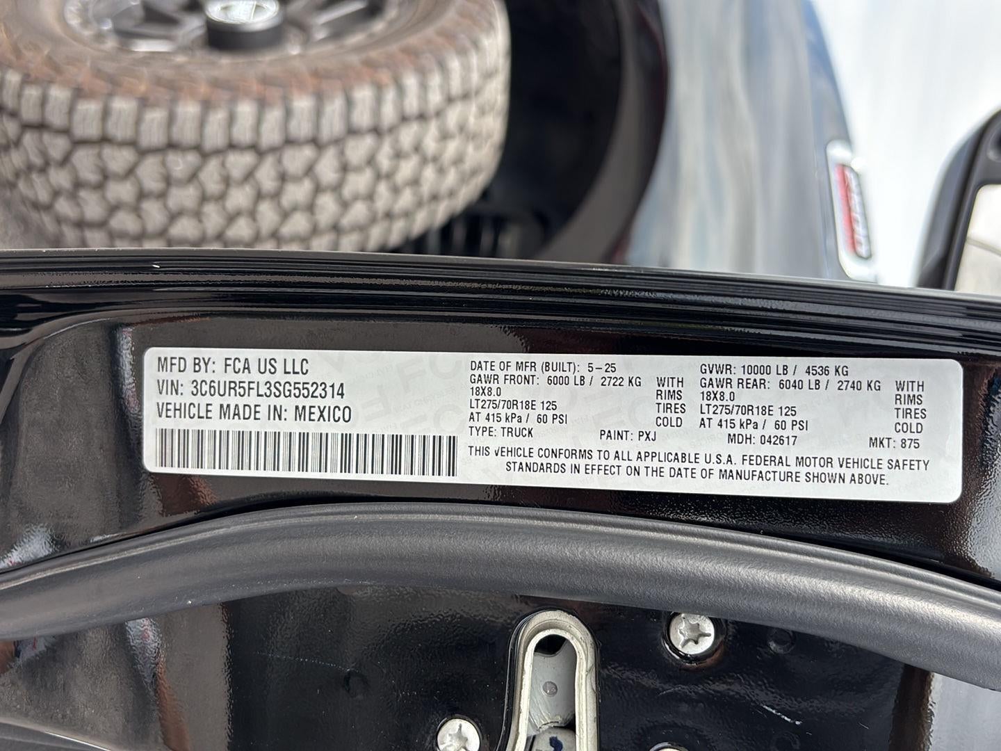 2025 RAM 2500 Laramie