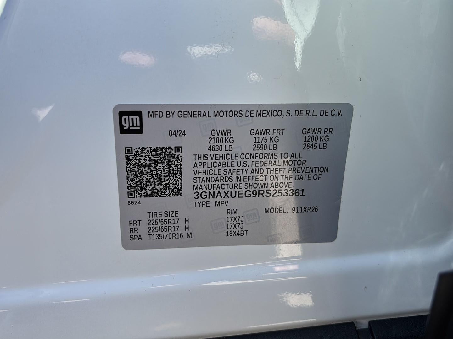 2024 Chevrolet EQUINOX LT