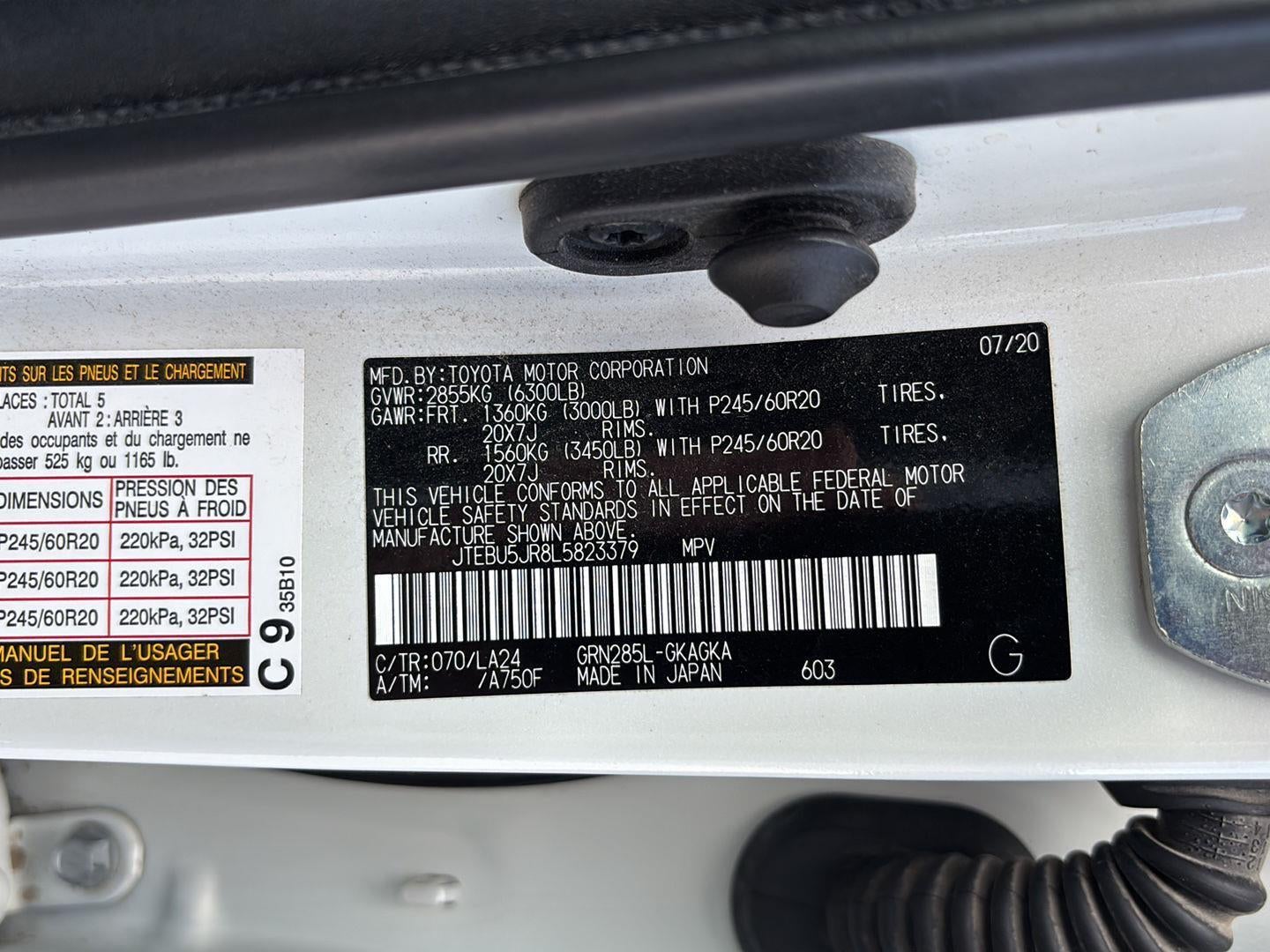 2020 Toyota 4Runner Limited